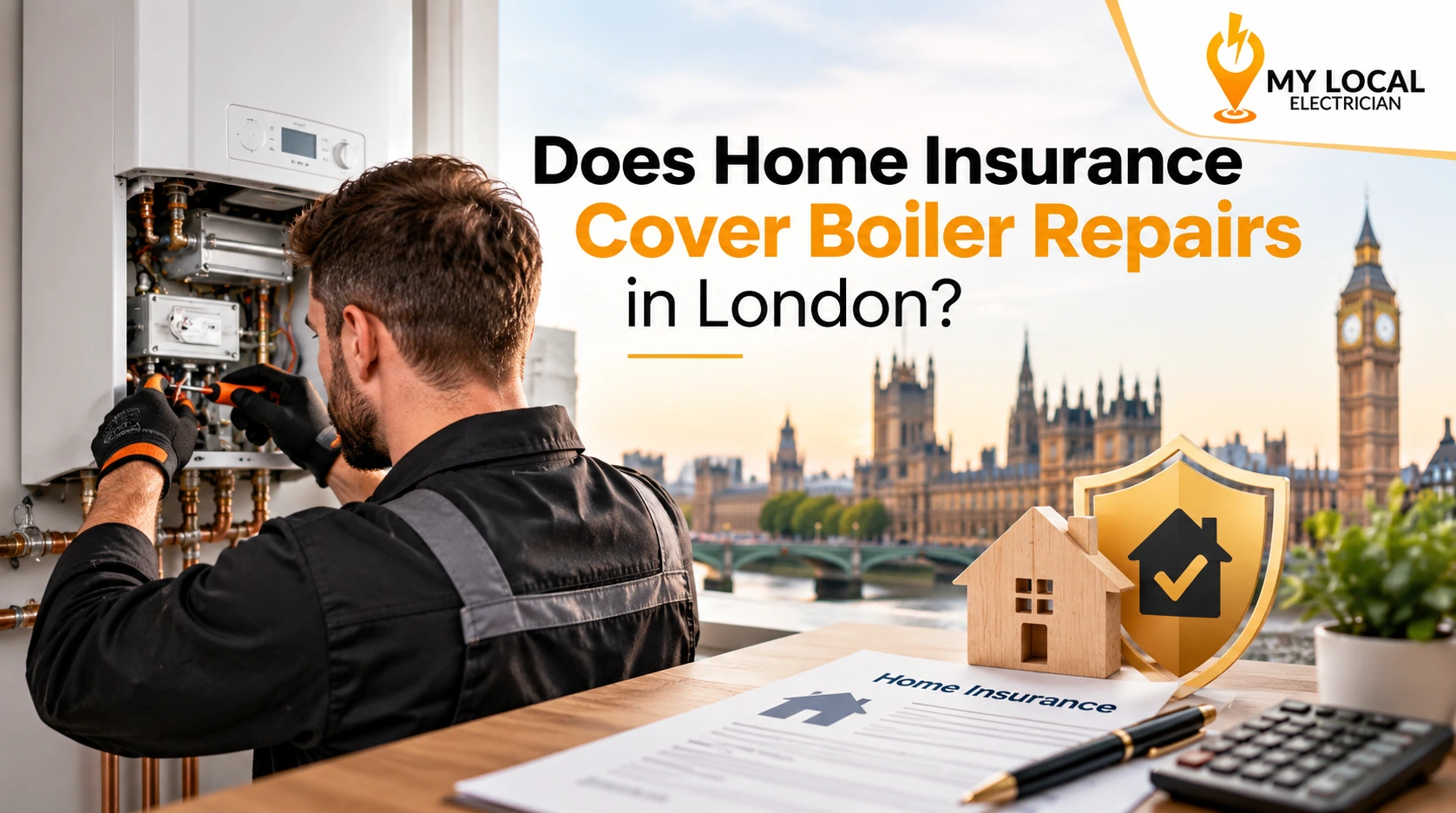 does home insurance cover boiler repairs in london