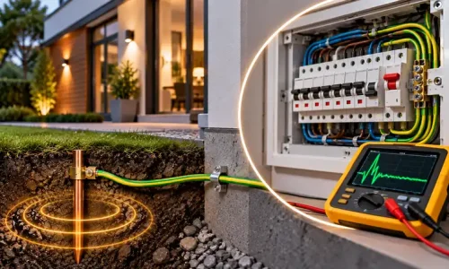 Electrical Grounding Diagnostic Scene