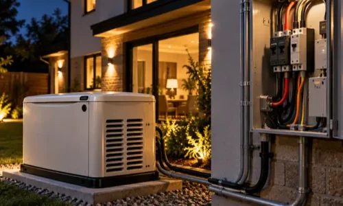 Nighttime Home Backup Power System
