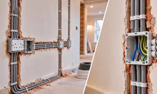 Wall Chasing & New Cabling